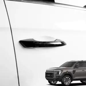 무쏘 Q300 도어 손잡이 커버 자동차 카본 튜닝