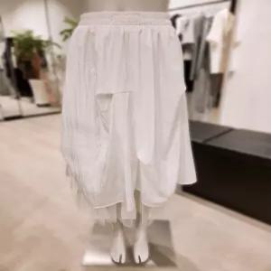 국내 정품 [에고이스트][BLUE LABEL] 언밸런스 샤 레이어드 밴딩 스커트 ES2OSK03