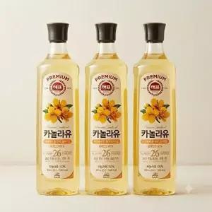 [셀러허브 식품]사조 카놀라유 900mL, 3개 (51897116)
