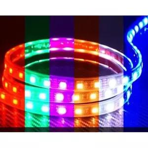 튜브타입 12V용 5050 3칩 LED바 RGB 10cm당가격 플렉시블 자동차튜브 자동차LED