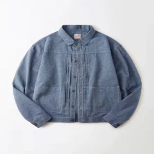 아웃스탠딩 OS26SSJK27LB 여성 트러커자켓 청 TRIPLE PLEATS JACKET_L.BLUE 5886837