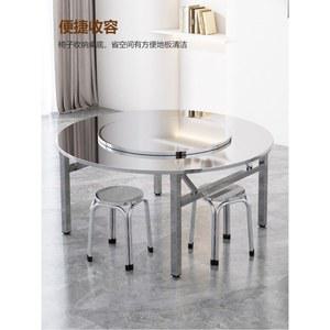 주점 포차테이블 원탁 옥상 철재 D80 평상 마루 스텐 두꺼운 실내 H55 60cm