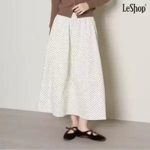 택가 69,000원 [르샵]허리 밴딩 도트패턴 롱스커트(DP3WH007A)