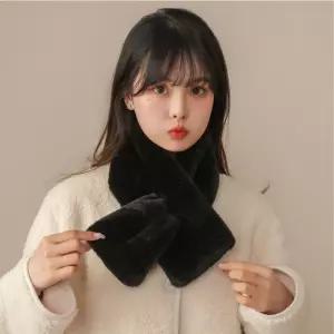 밍크 목도리 에코퍼 페이크퍼 숏 짧은 머플러