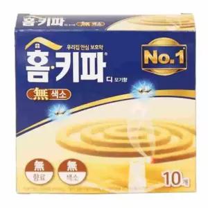 홈키파 모기향 10P 모기기피향 해충방지제 날파리퇴치제 캠핑모기향
