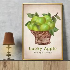 사과그림 액자 A3 3APP6 풍수그림 돈들어오는