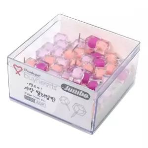 바이하츠 점보이럴수가사각컬러압핀 (9mm x 19mm)