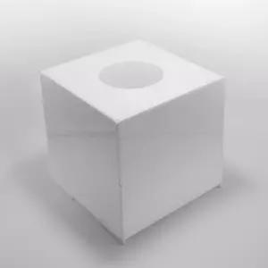 응모함 3T 불투명 화이트 100x100mm/추첨/뽑기/랜덤/박스/멀티/건의/럭키/응모/아크릴/상자/투표/모금/쿠폰