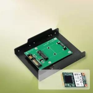 [제이큐]SATA 컨버터 mSATA to SATA 변환 컨버터 50mm