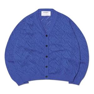 노매뉴얼 T.B PUNCHING KNIT CARDIGAN - LIGHT NAVY 4238354