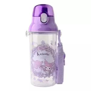 [스케이터] 물통 쿠로미 플라워리스 원터치 클리어 보틀 480ml-WFQ642Y