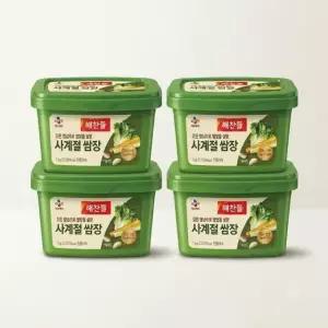 해찬들 사계절 쌈장 1kg, 4개