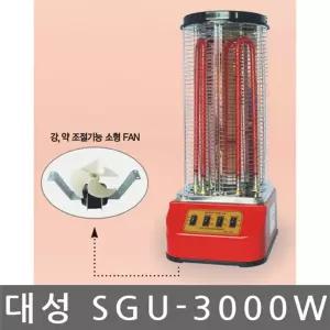 대성 SGU-3000W 나노 카본 팬히터 분리난방 난로 원통형 원형 스탠드 스탠드형 전기 세라믹 사무실