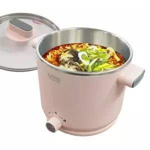 [제이큐]B코스2115 핑크 전기 멀티포트 1.5L 스텐 라면포트