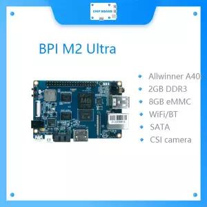 바나나 파이 BPI M2 쿼드 코어 올위너 칩 개발 보드 온보드 EMMC 플래시 메모리 와이파이 및 BT4.0 A40i