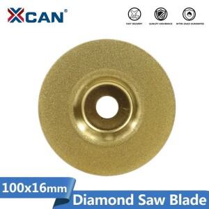 XCAN 1개 다이아몬드 연마날 100mm 240 그릿 광택 디스크 앵글 그라인더용 원형 톱날 도구