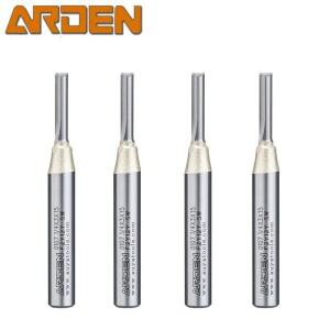 Arden 2 플루트 TCT 스트레이트 라우터 비트 CNC 목공 도구 MDF 합판 칩보드 슬롯 커팅 용 텅스텐 강철
