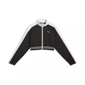푸마 PUMA T7 피케 릴렉스드 크롭 트랙 자켓 블랙 634556 01 6092240
