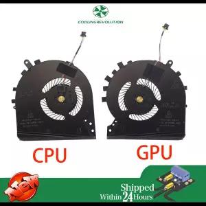 HP호환 파빌리온 15-DK TPN-C141 L57170-001 L56900-001용 노트북 냉각 CPU GPU 팬