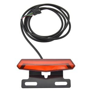 LED Ebike 브레이크 후면 조명 고휘도 전기 자전거 36V 48V 쉬운 설치