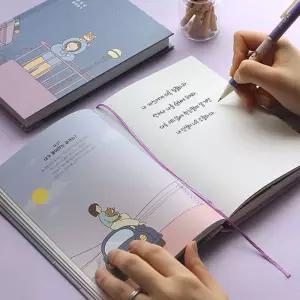 핑크풋 100가지 내마음 열어보기다이어리 문구 팬시 노트 플래너