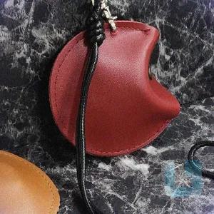 리버썸 미니 가죽 목걸이 열쇠관리 목걸이가방 소품가방