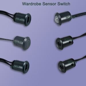핸드 스윕 스위치 5A 12V-24V, 스마트 IR 모션 센서 라이트 옷장 캐비닛용, 터치 ON/OFF 및 디밍, LED 램프