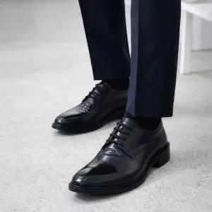 [에스콰이아]남성 광폭 키높이 쿠션구두 PFESHD3O7BK HDPI1a GN_GN