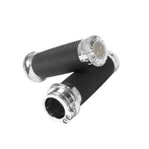 바이크 오토바이 1.25 ''범용 고무 그립 Harley Sportster 883 1200 Iron XL VRSC Touring Dyna Softail 용