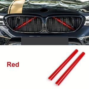 2개 스포츠 매트 ABS 자동차 전면 그릴 트림 레이싱 스타일 액세서리 BMW F20 F21 F22 F23 F24 F30 F36 모