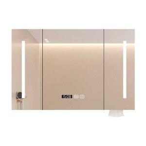 화장실 조명 거울 LED 스마트 상부장 라이트 미러 수납 욕실장 장식장 램프