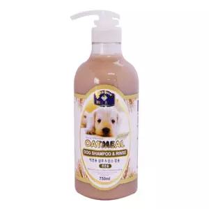 강아지 샴푸 린스 오트밀 750ml 1P 올인원 보습 목욕반려견 반려 애견 애샤워 애셀프 털관리 촉촉한