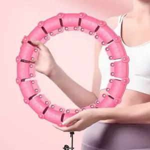 홈트 스마트 프리미엄 훌라후프 실내운동 레이닝 21노트 다이어트운동 마사지 105cm 지압