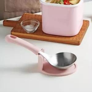 실리콘 주방 스텐 미니국자 음식점 서빙용