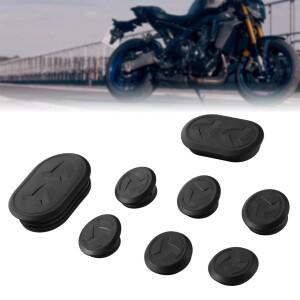 오토바이 프레임 홀 커버 플러그 키트 Yamaha MT09 SP 2021 액세서리 용 방수 교체 부품