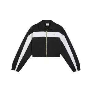 푸마 PUMA 릴렉스 크롭 트랙 자켓 블랙 633795 01 4723793