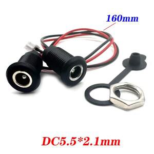 5521 소켓, DC 전원 공급 장치 잭 플러그, 암 패널 마운트 커넥터, 5.5mm ph2.0