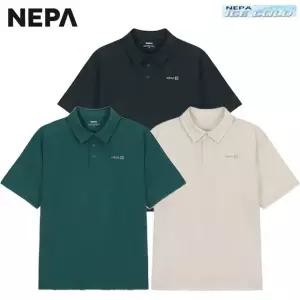 네파 여름용 남성 패턴 우븐 아이스 냉감 폴로 카라 반팔 티셔츠 - 7L35220HDD 2171739