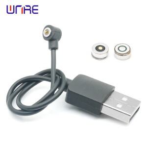 4MM 마그네틱 포고 핀 커넥터 cx-4mm-jz 남성 와이어 27cm 전원 소켓 USB 인터페이스