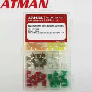 아트만 ASM 71803 초소형 자동차휴즈 퓨즈세트 80pcs 차량공구 배선 접지 홀더 배터리방전 전동차