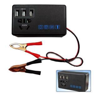 자동차 인버터 12V24V ~ 220V 변환 부스터 충전기 와이어 클램프  트럭 용 전원 어댑터