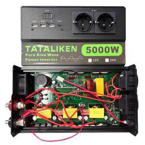 사인파 인버터 4000W/5000W 고전력 변환기 전압 어댑터 EU 소켓