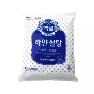 씨제이 하얀설탕 식품 1KG 백설설탕 흰설탕 백설탕