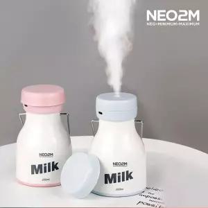 NEO2M 귀여운 미니 MILK H11 우유병 가습기 블루