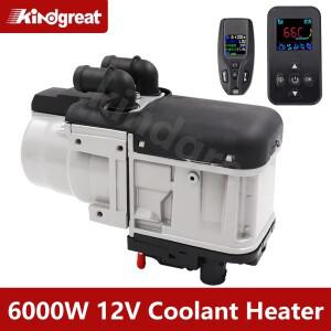 6KW 12V 디젤 듀얼 모드 예열기 연료 액체 히터 LCD 스위치 트럭 밴 자동차용 주차 난방 장치
