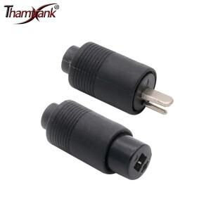 10pcs 2Pin DIN 남성 및 스피커 플러그 2 핀 Hifi 솔더 케이블 커넥터