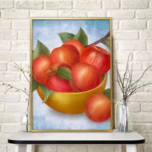 풍수그림 사과그림 A3 액자 돈들어오는 2APP2
