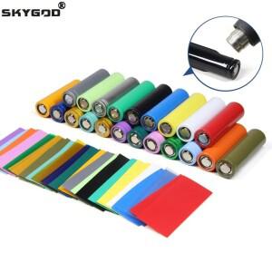18650/21700/26650 PVC 열 수축 튜브 Lipo 배터리 랩 프리컷 절연 필름 보호 커버 케이스 팩 슬리브