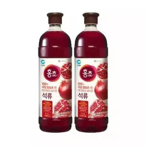 청정원 홍초 석류 1.5L, 2개