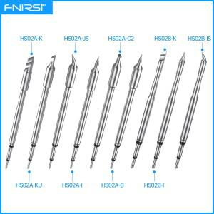 FNIRSI HS-02 시리즈 납땜 인두 팁 액세서리, 전원 공급 장치 cc 케이블 스탠드 세트
